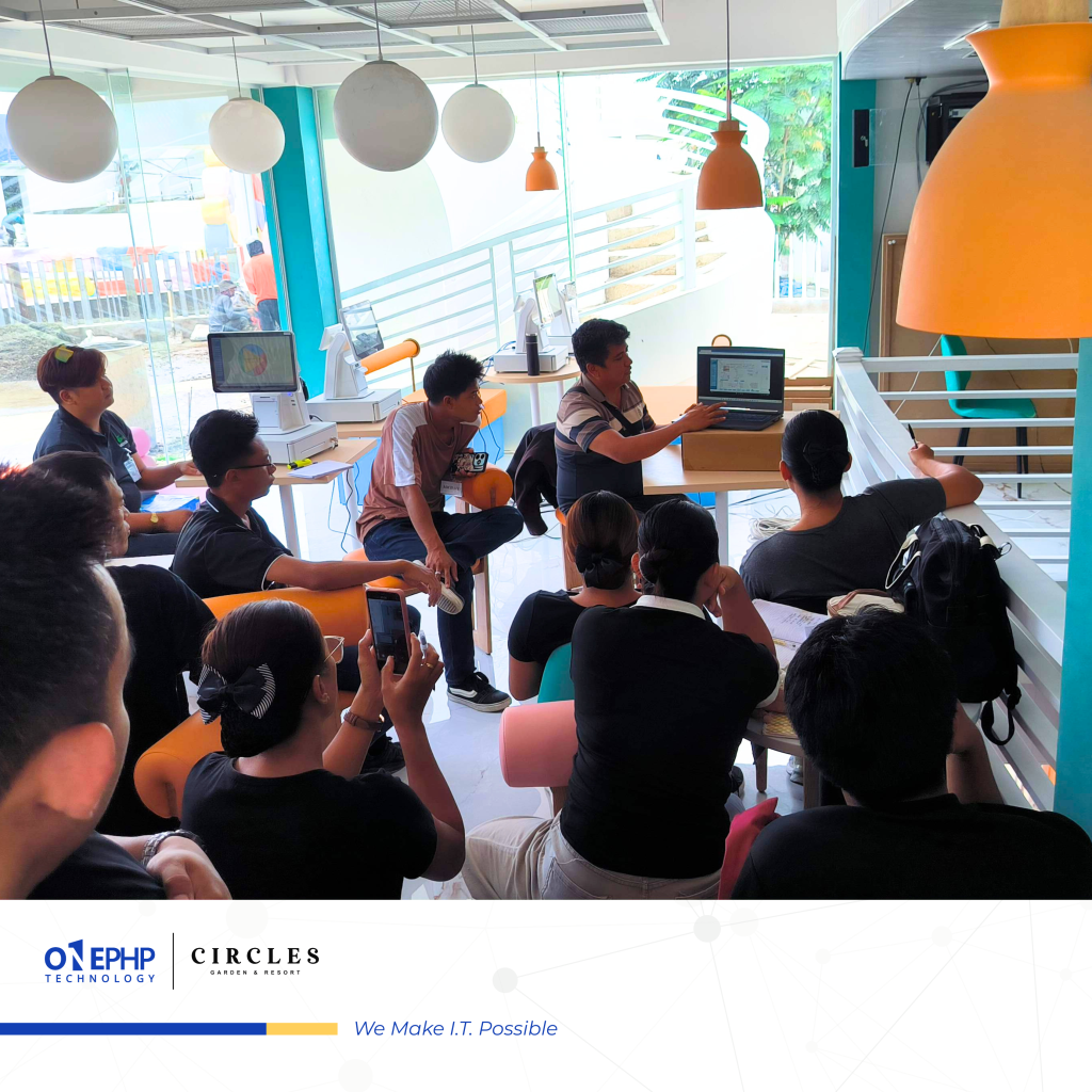 Circle Resort Corporation team joins cashless system training philippines by OnePHP Technology.