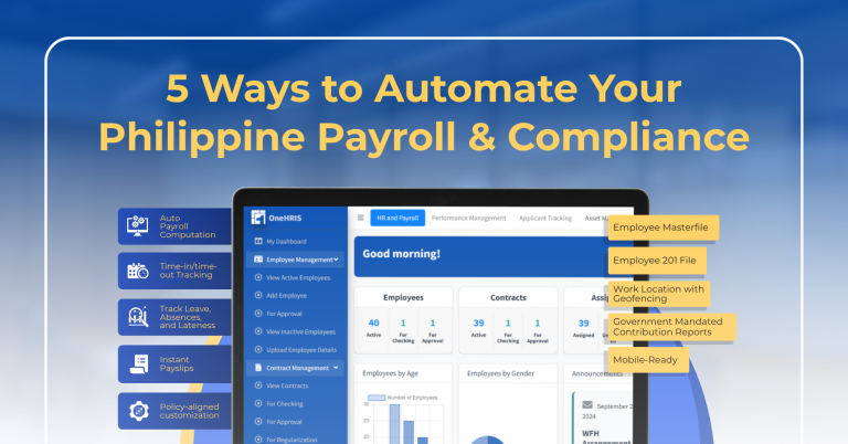 5 Ways to Automate Your Philippine Payroll & Compliance